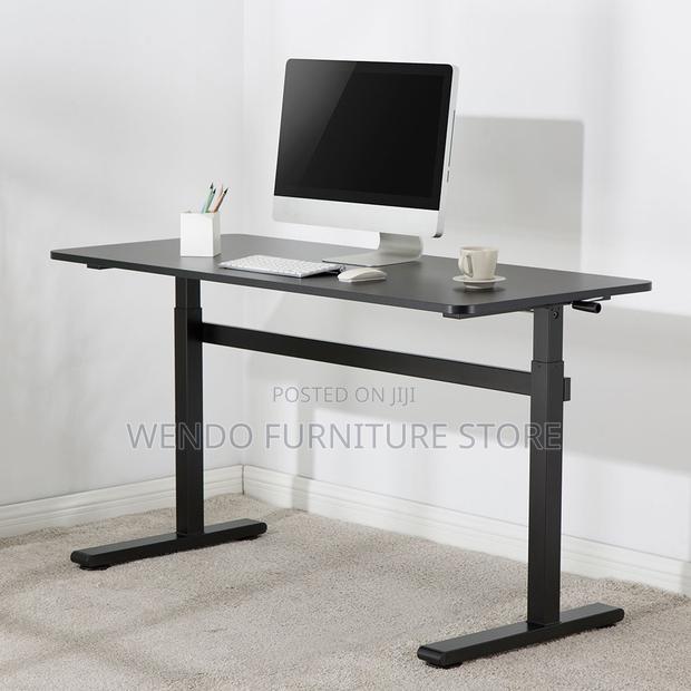Office Desk; 1.4 Meters Adjustable Height Standing Developers Desks - thumbnail 12