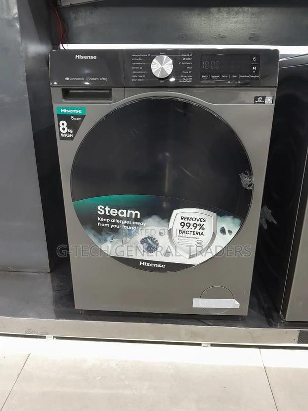 Hisense Washing Machine Front Load Wash and Dry 8/5