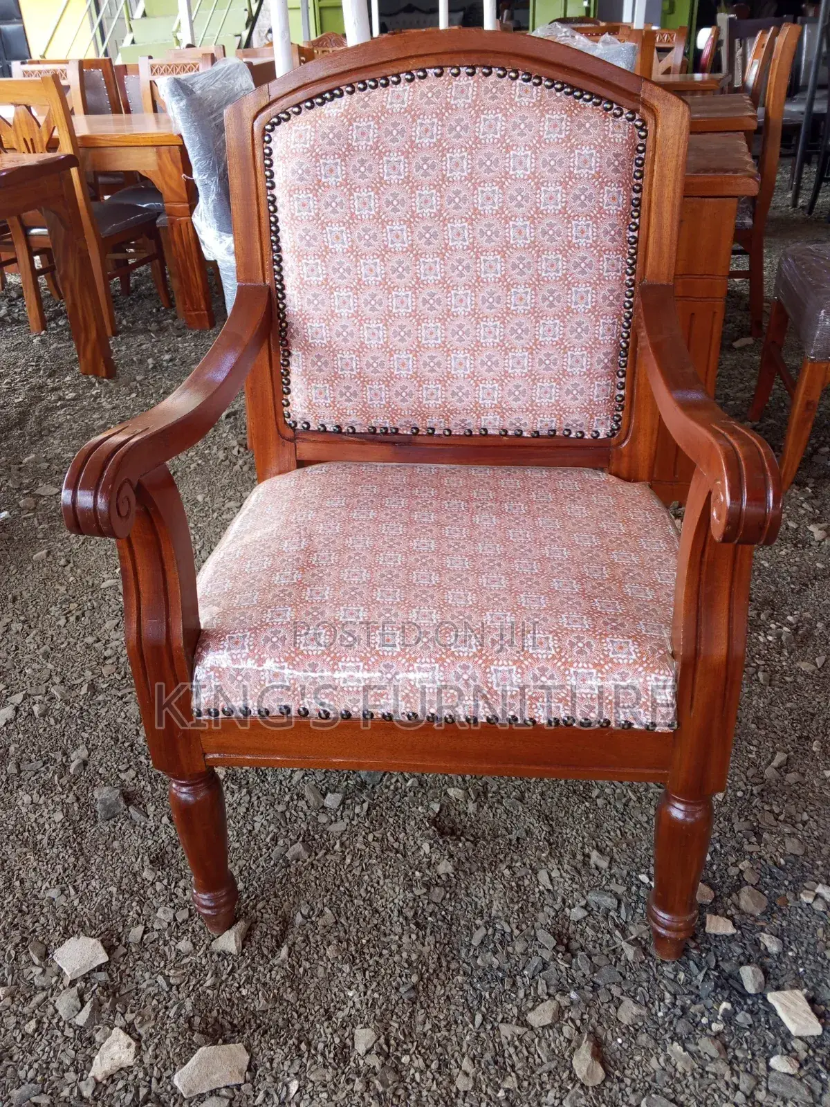Kings Mahogany/ Pastor/Bishop/ Reverend Chairs