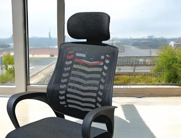 Office Chairs; Ergonomic Headrest Swivel Office Chairs - thumbnail 6