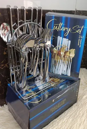 24-Piece Stainless Steel Cutlery Set