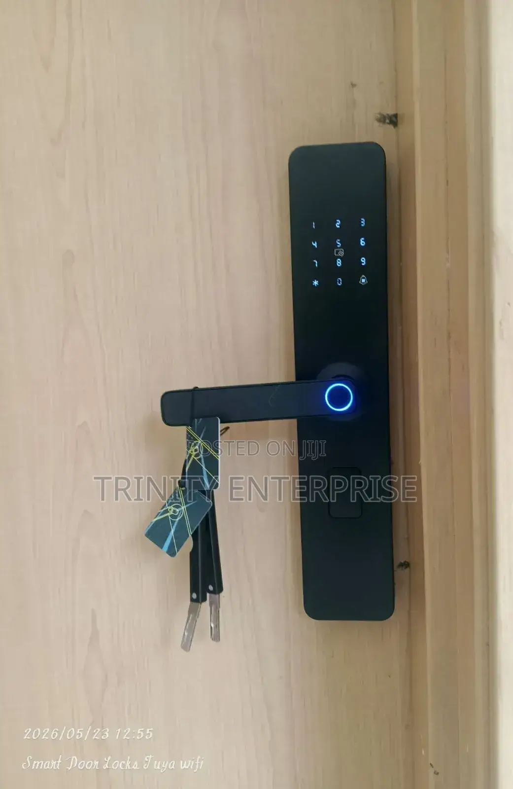 Smart Lock Automatic Security Biometric Fingerprints Password Cards