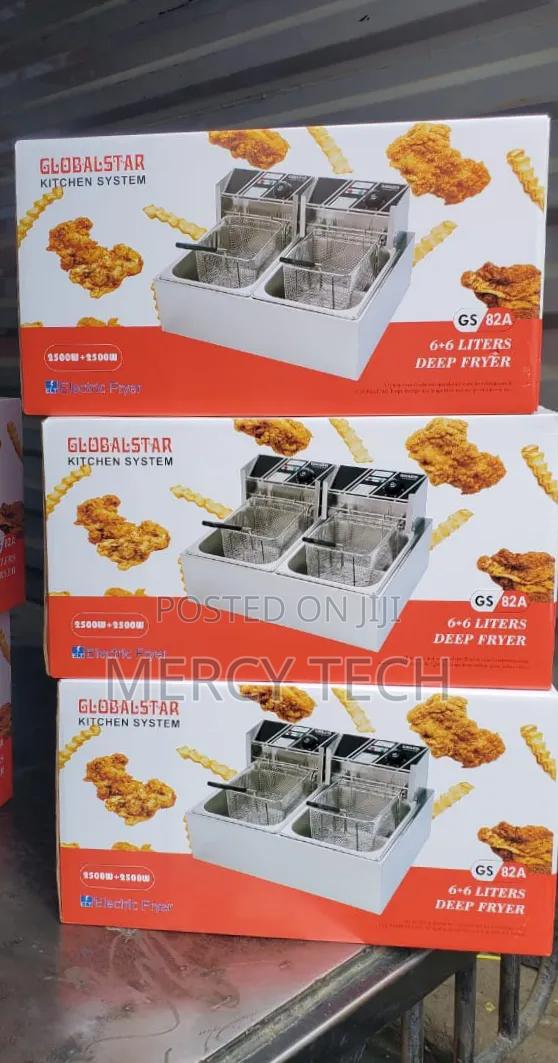 Globalstar Double Tank 6+6l Deep Fryer(Gs-82a)