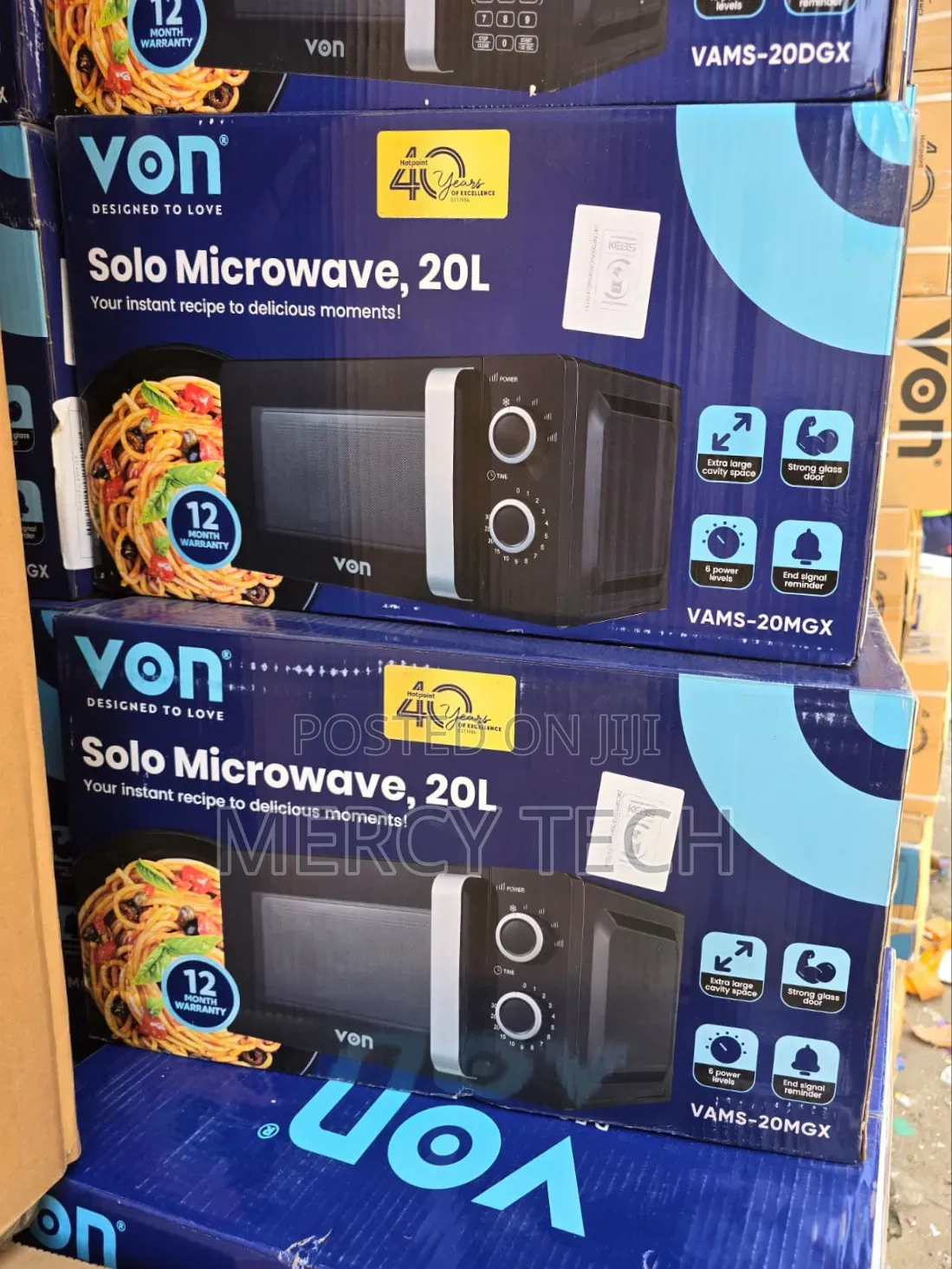 Von Manual 20l Microwave(Vams-20mgx)
