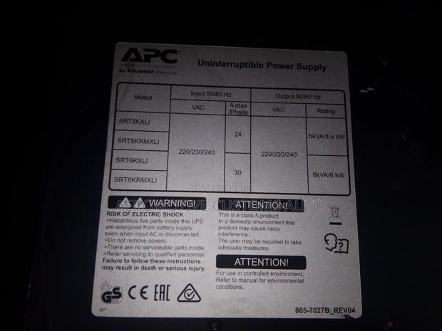 Apc Smart-Ups Srt5kxli 5kva - thumbnail 2