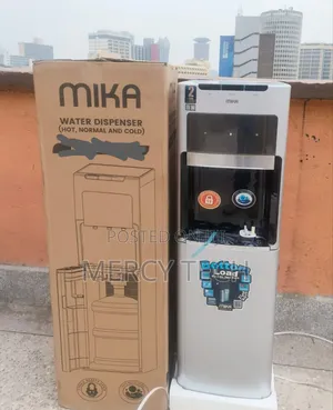 Mika Bottom Load Water Dispenser (Black Silver)