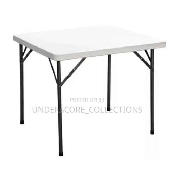 Square Commercial-Grade Plastic Folding Table