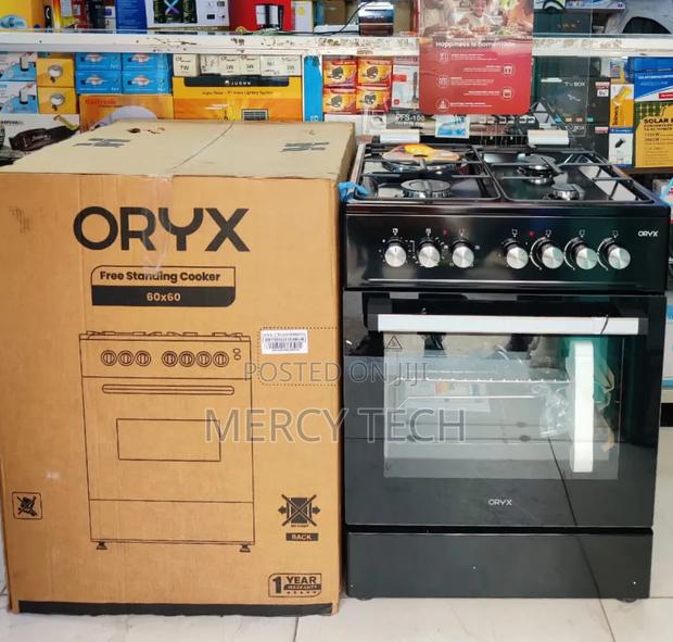 Mika Oryx Standing Cooker 60x60cm (Full Black)