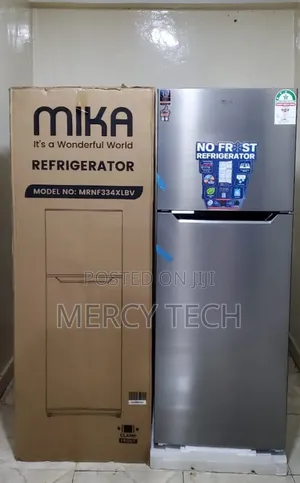 Mika 334l No Frost Double Door Refrigerator(Mrnf334xlbv)
