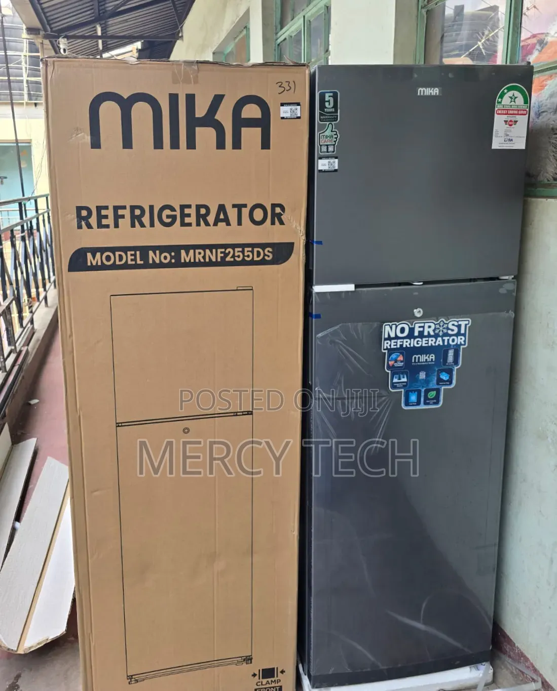 Mika 255l No Frost Double Door Refrigerator (Mrnf255lsd)