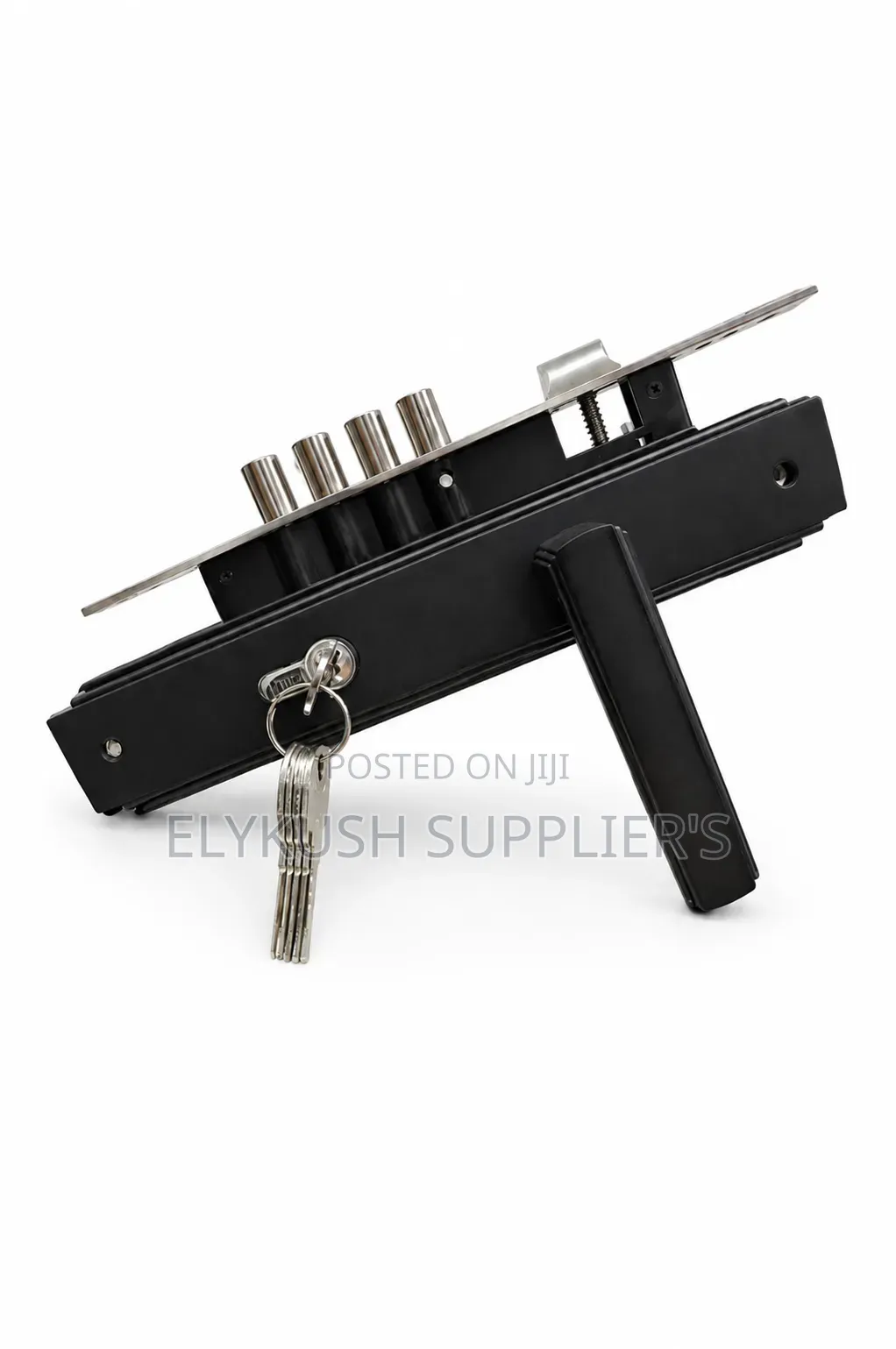 4-Latch Security Door Mortise Lock Set With Handle