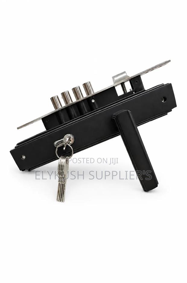 4-Latch Security Door Mortise Lock Set With Handle