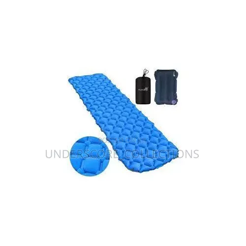 Blue Inflatable Camping Sleeping Pads