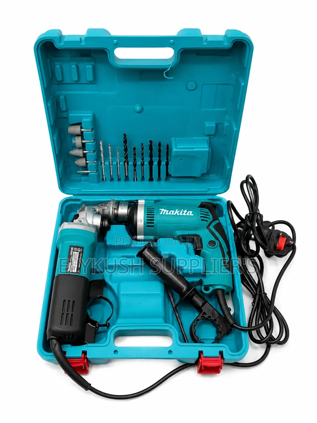 Electric Drill Angle Grinder Combo Set