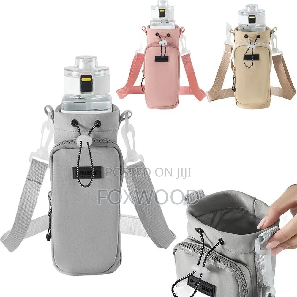 Draw String Bag Holder With Strap