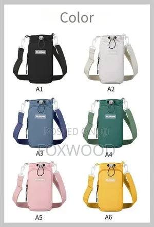 Draw String Bag Holder With Strap
