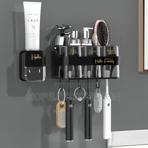 Hello Family Toothbrush/Toothpaste Dispenser
