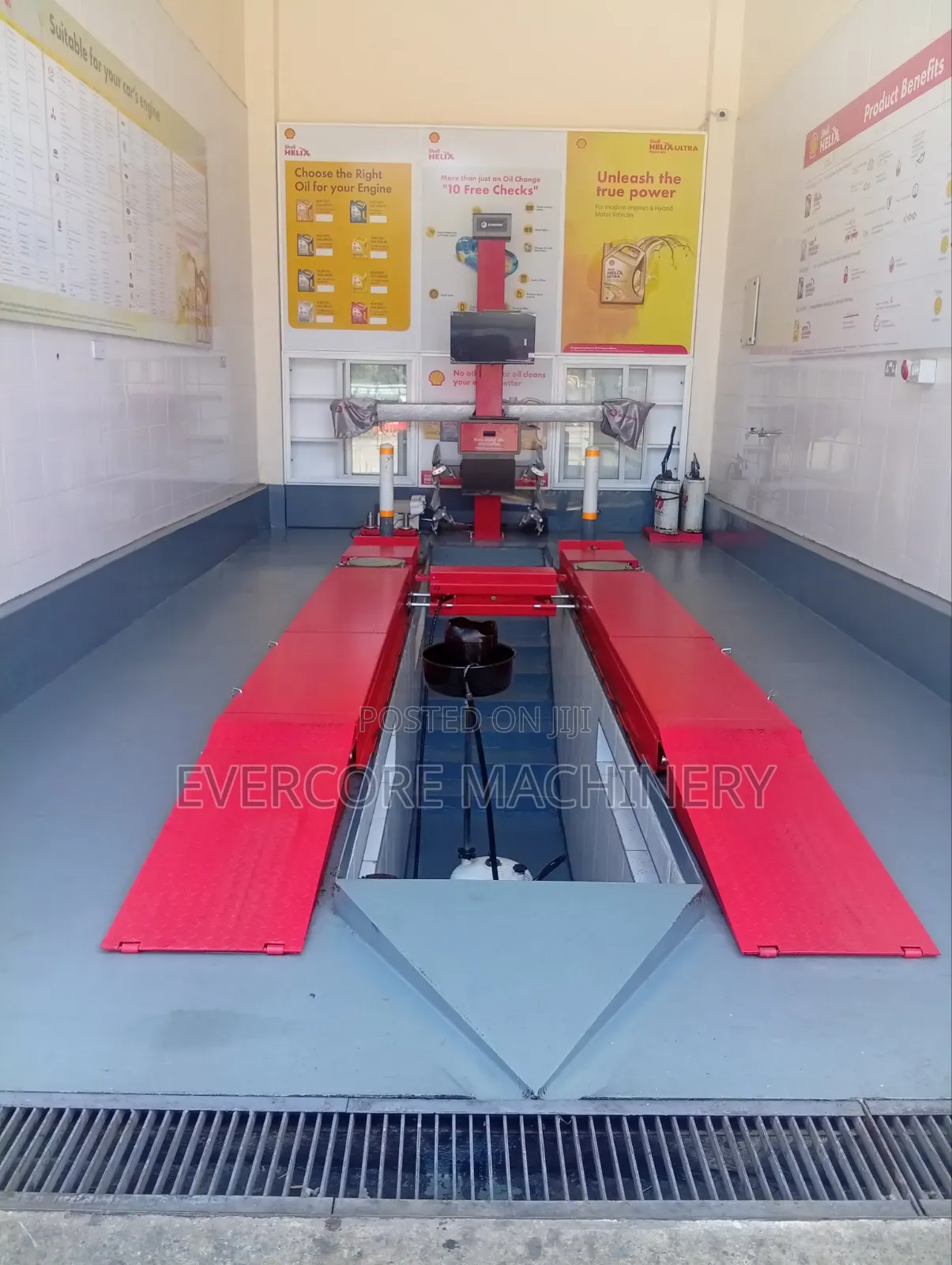Commercial Vehicle Service Centre Wheel Alignment And Pit Rack Lift