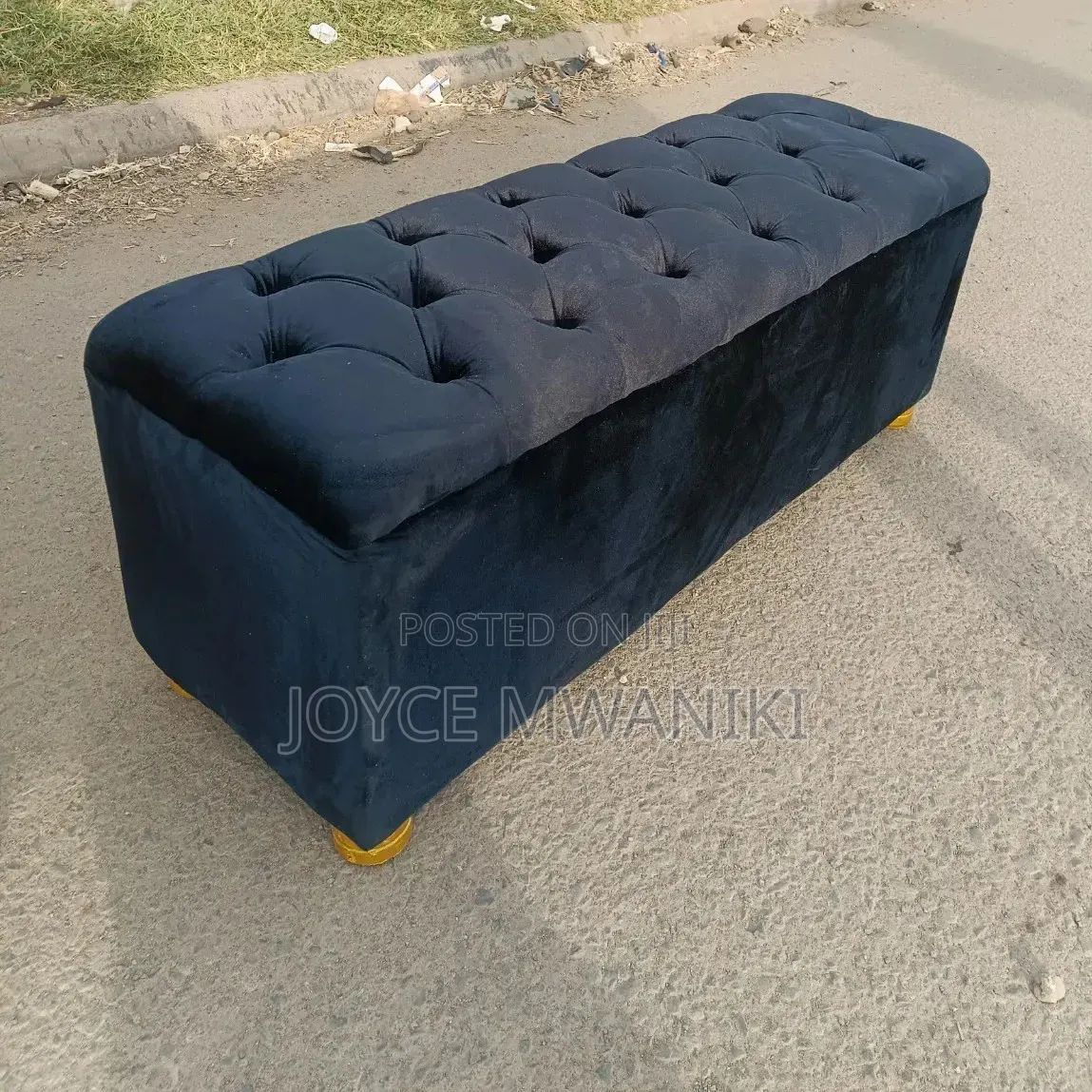 Ottoman Black 4ft