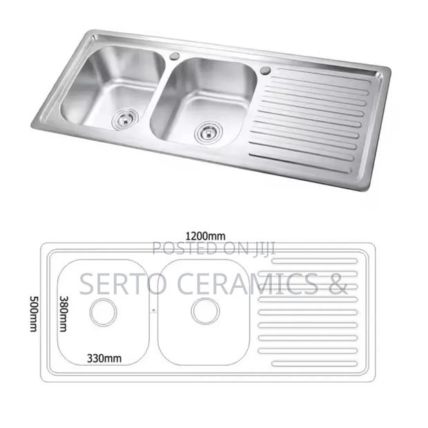 Double Bowl Kitchen Sink - thumbnail 2