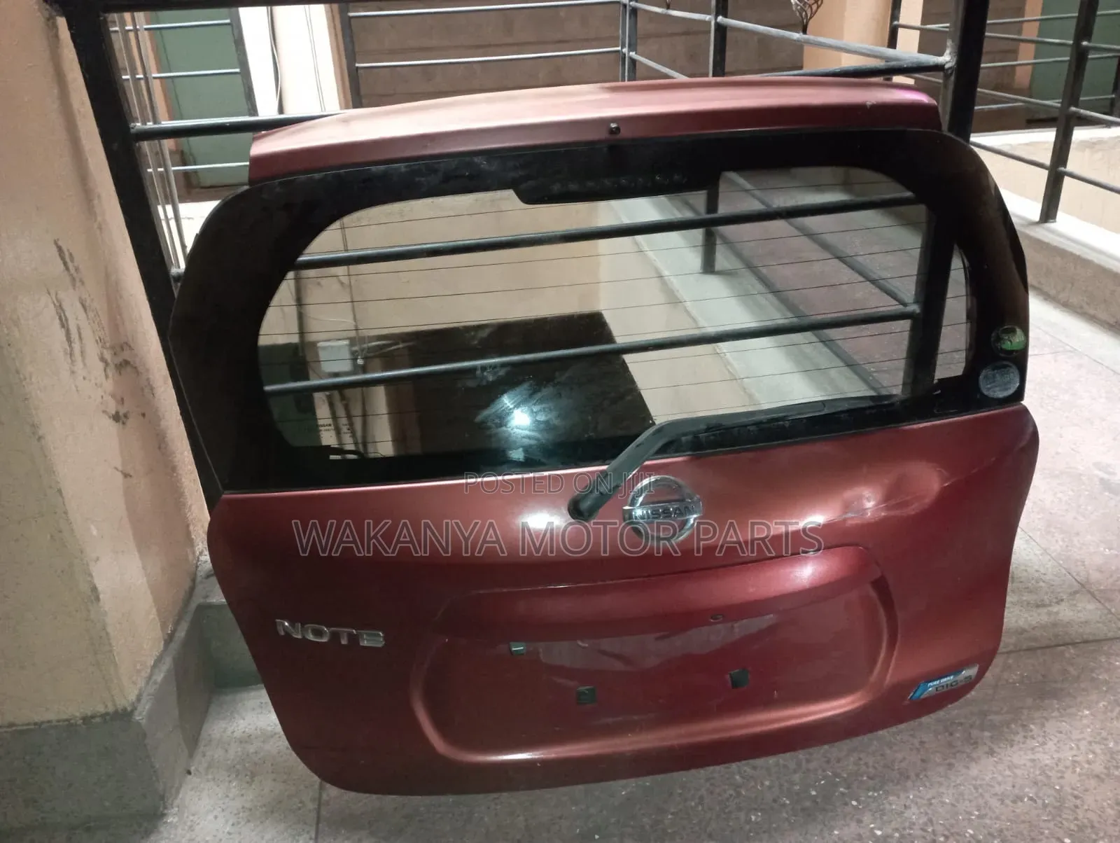 Nissan Note E12 Model 2012/2013 Tailgate/Boot, Ex Japan