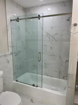 Bypass Frameless Shower Cubicle