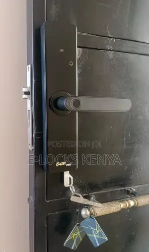 Biometric Systemlock Password Lock Door Lock Black