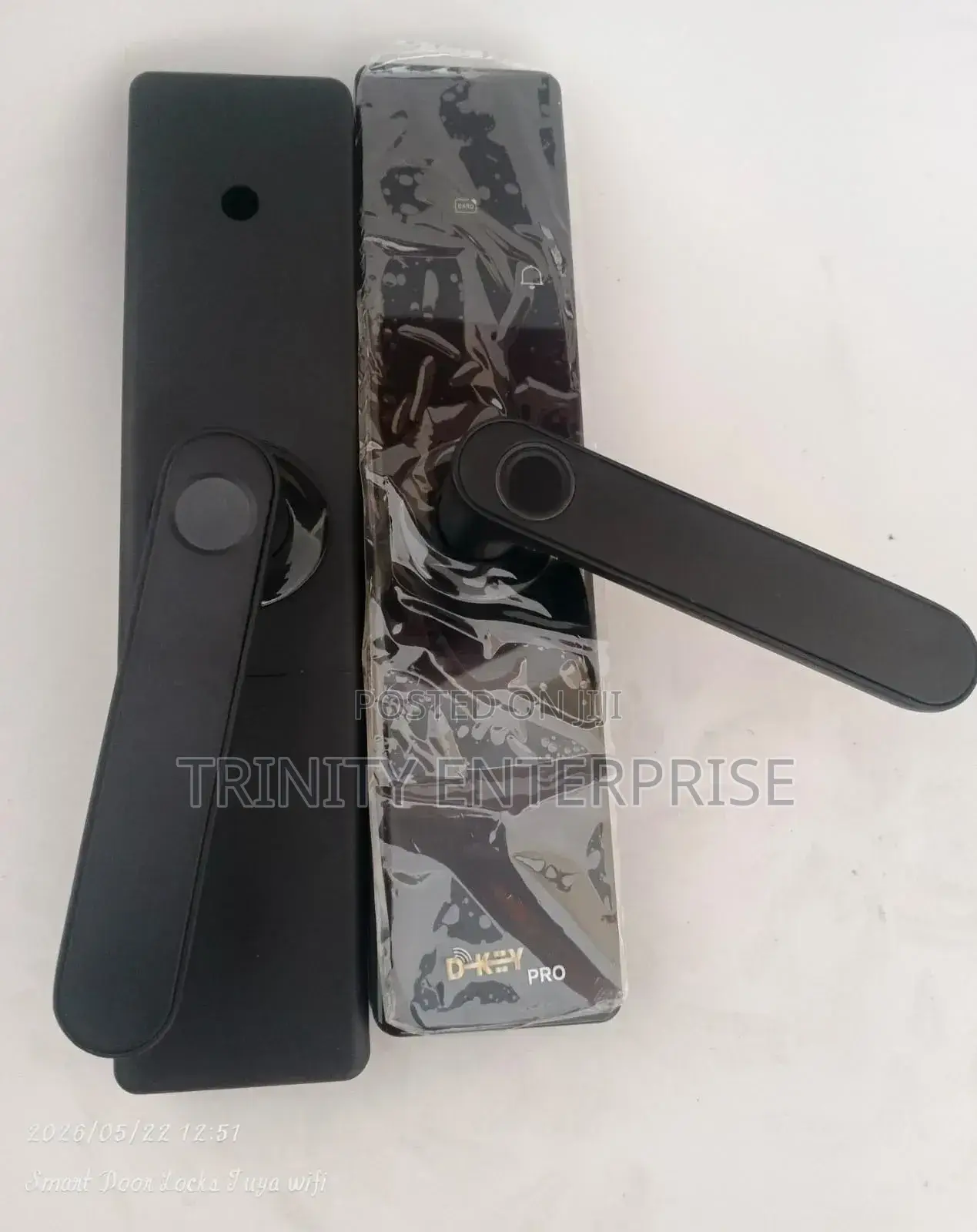 Lock Door Lock Black in Color