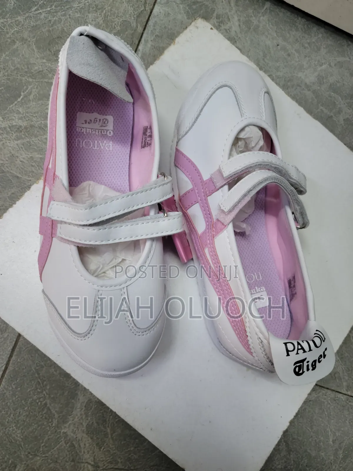White Pink Onitsuka Tiger X Patou Mexico 66 Ballerina Shoes