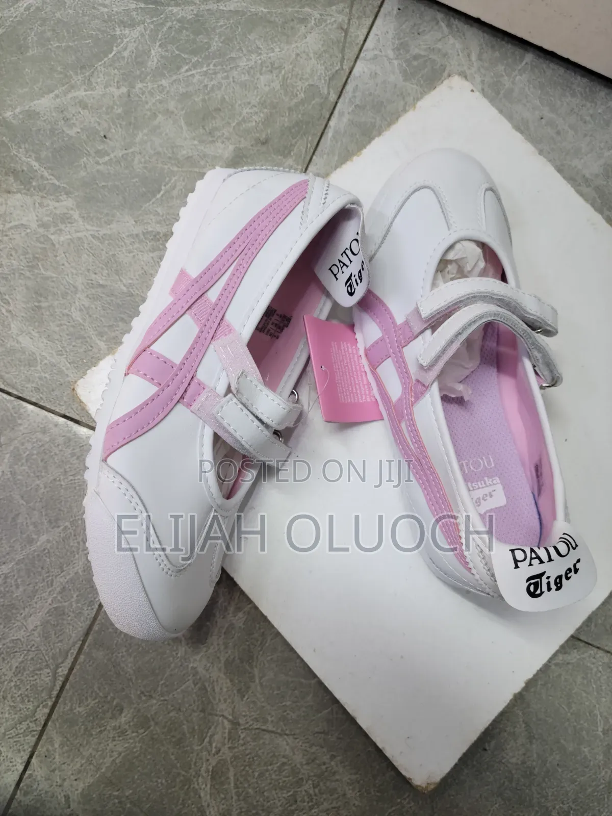 White Pink Onitsuka Tiger X Patou Mexico 66 Ballerina Shoes
