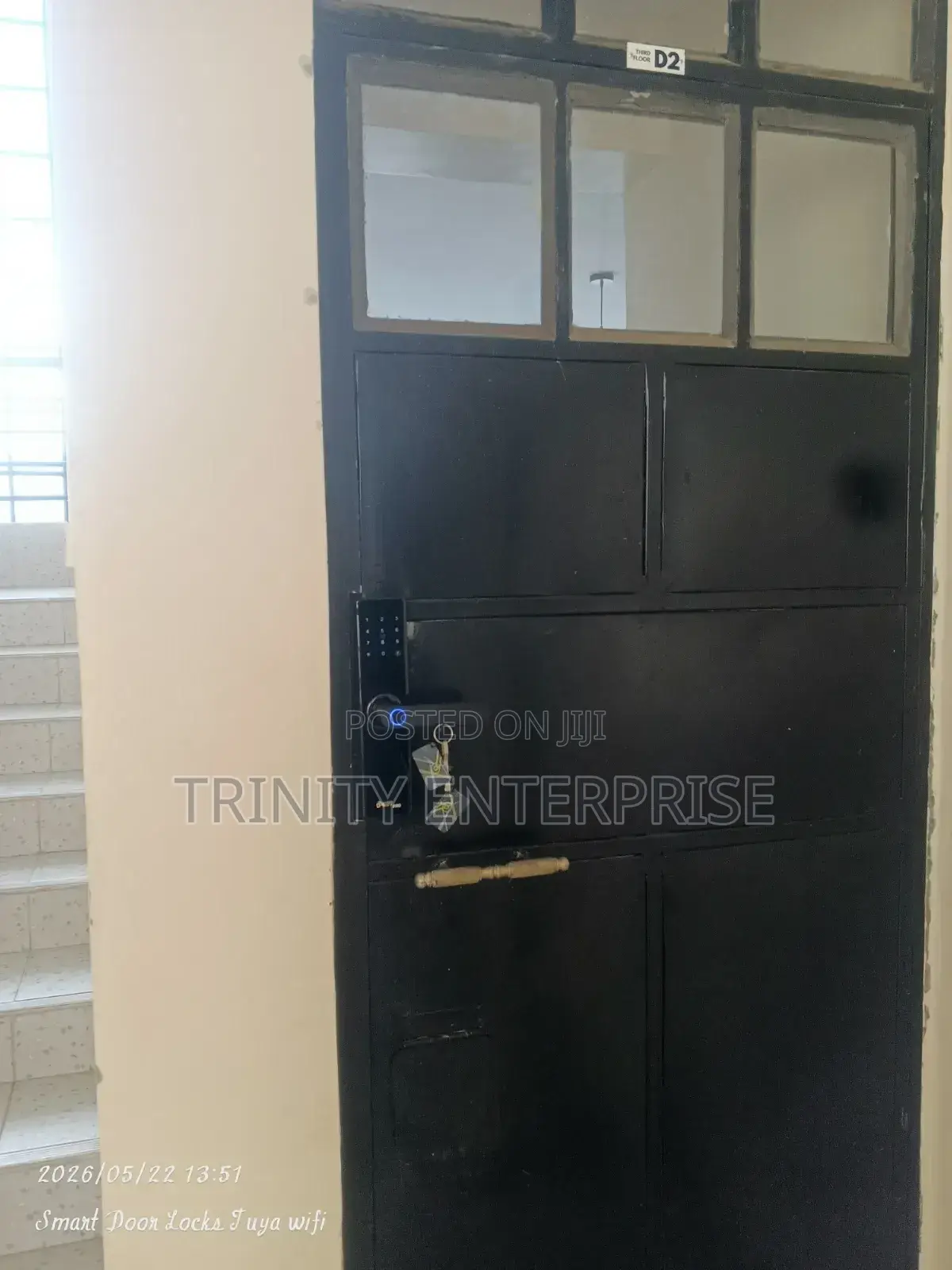 Smart Biometric Door Lock - Aluminum Alloy, 3000 Users, Wifi,