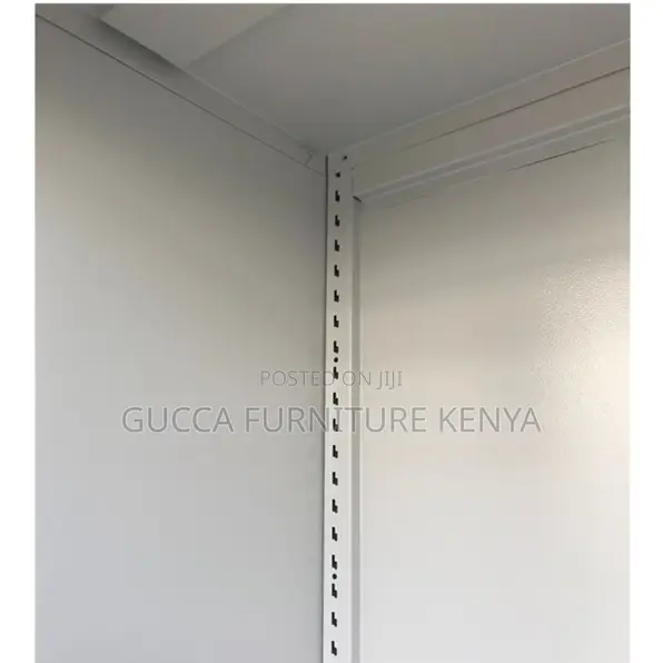 2-Door White Full Metal Storage Office Cabinet