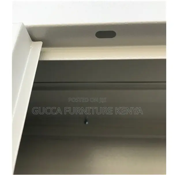 2-Door White Full Metal Storage Office Cabinet