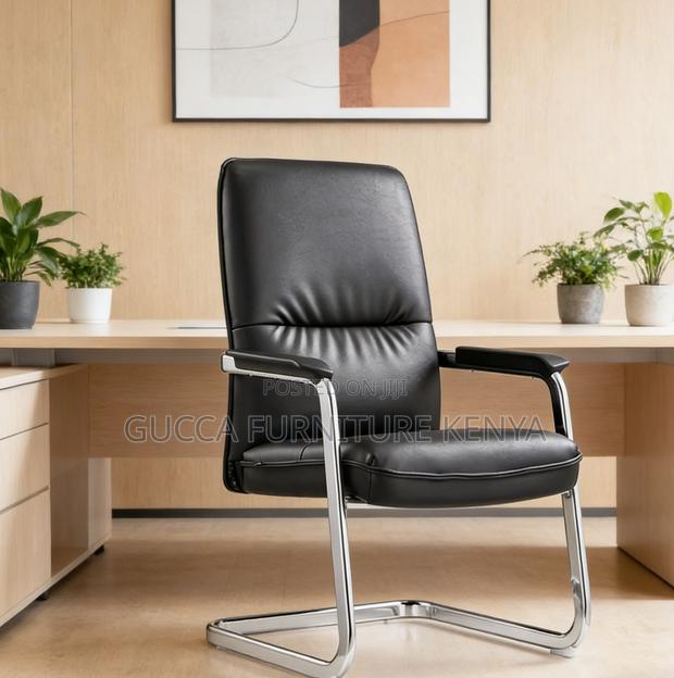 Pu Leather Am Chrome Base Visitor Office Chair - thumbnail 7