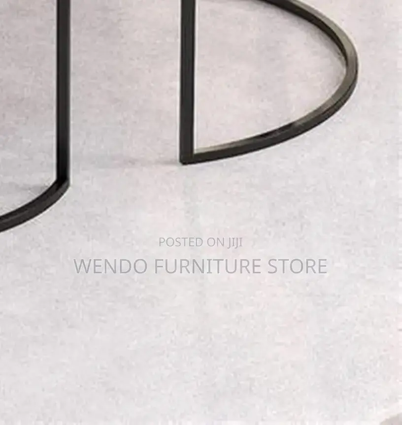 Coffee Tables; Executive Round Marble Top Quality Nesting Coffee Table