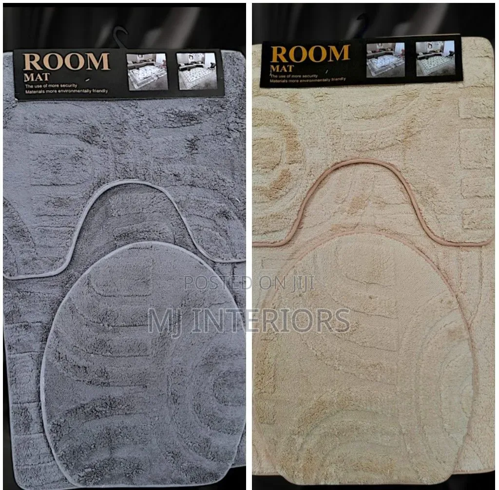 Cozy 3pcs Toilet Rug Set