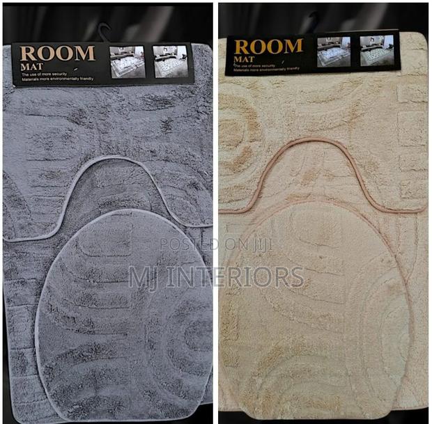 Cozy 3pcs Toilet Rug Set
