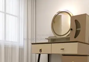 Dressers; Home Bedroom White Elegancy Classy Girls Dressing Vanity Set