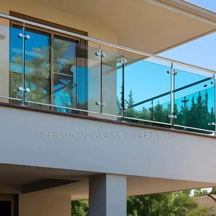Glass and Stainless Steel Complete Railings