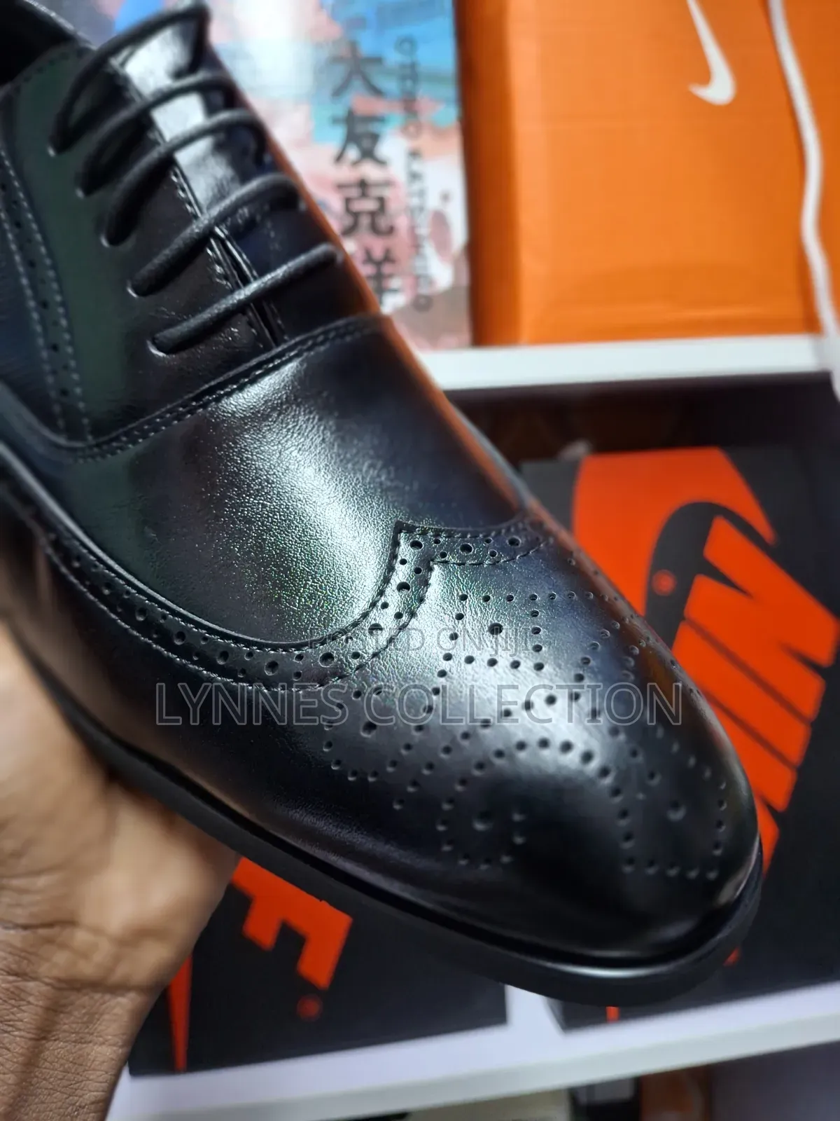 Men’S Official Black Leather Shoes