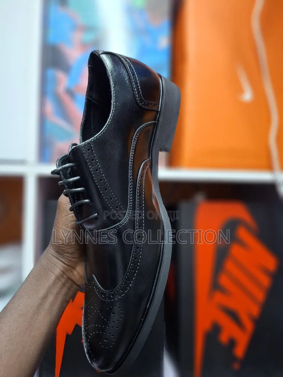 Men’S Official Black Leather Shoes