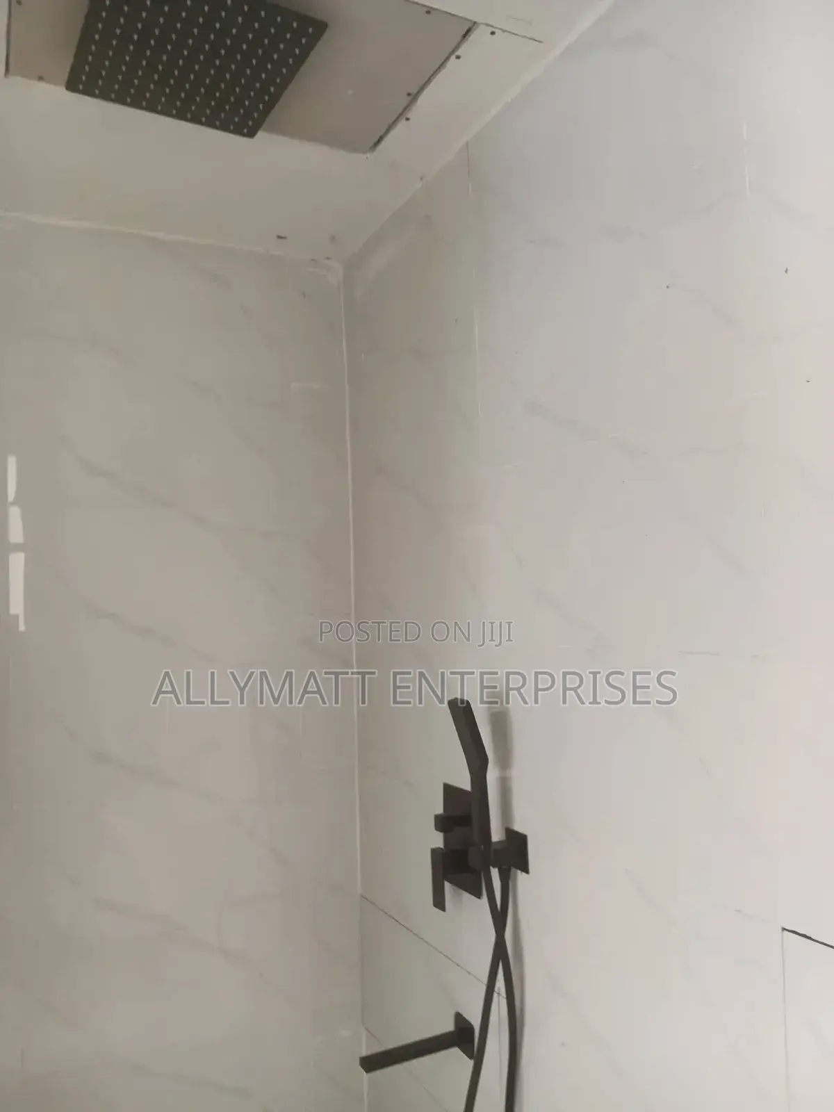 Black Heavy 5way Concealed Shower Mixer