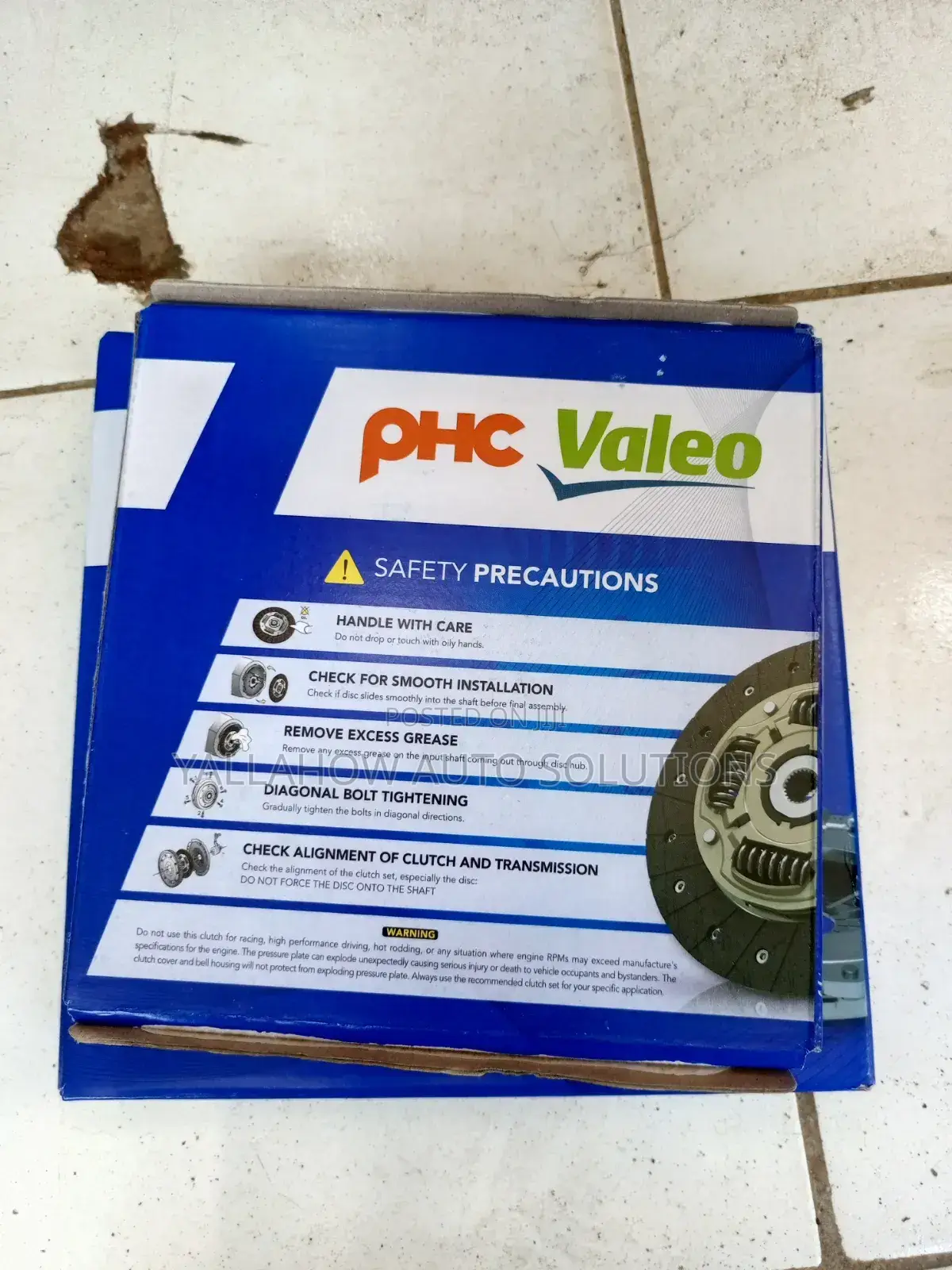 PHC Valeo Clutch Disc Made in Korea for Sale in Kenya