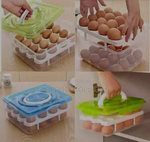 2 Layers 32pc Egg Tray Orgnizer