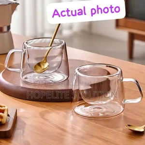 180ml Double Wall Crystal Clear Acrylic Cup