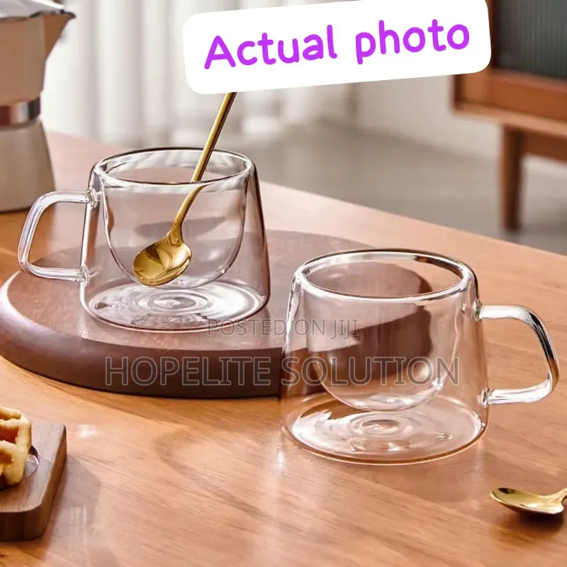 180ml Double Wall Crystal Clear Acrylic Cup
