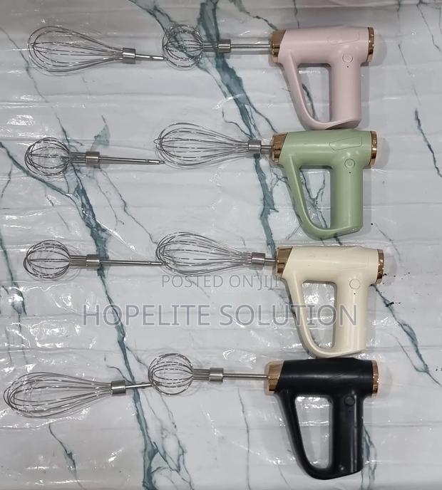 Rechargeable Wireless Hand Held Egg Beater Whisk - thumbnail 2