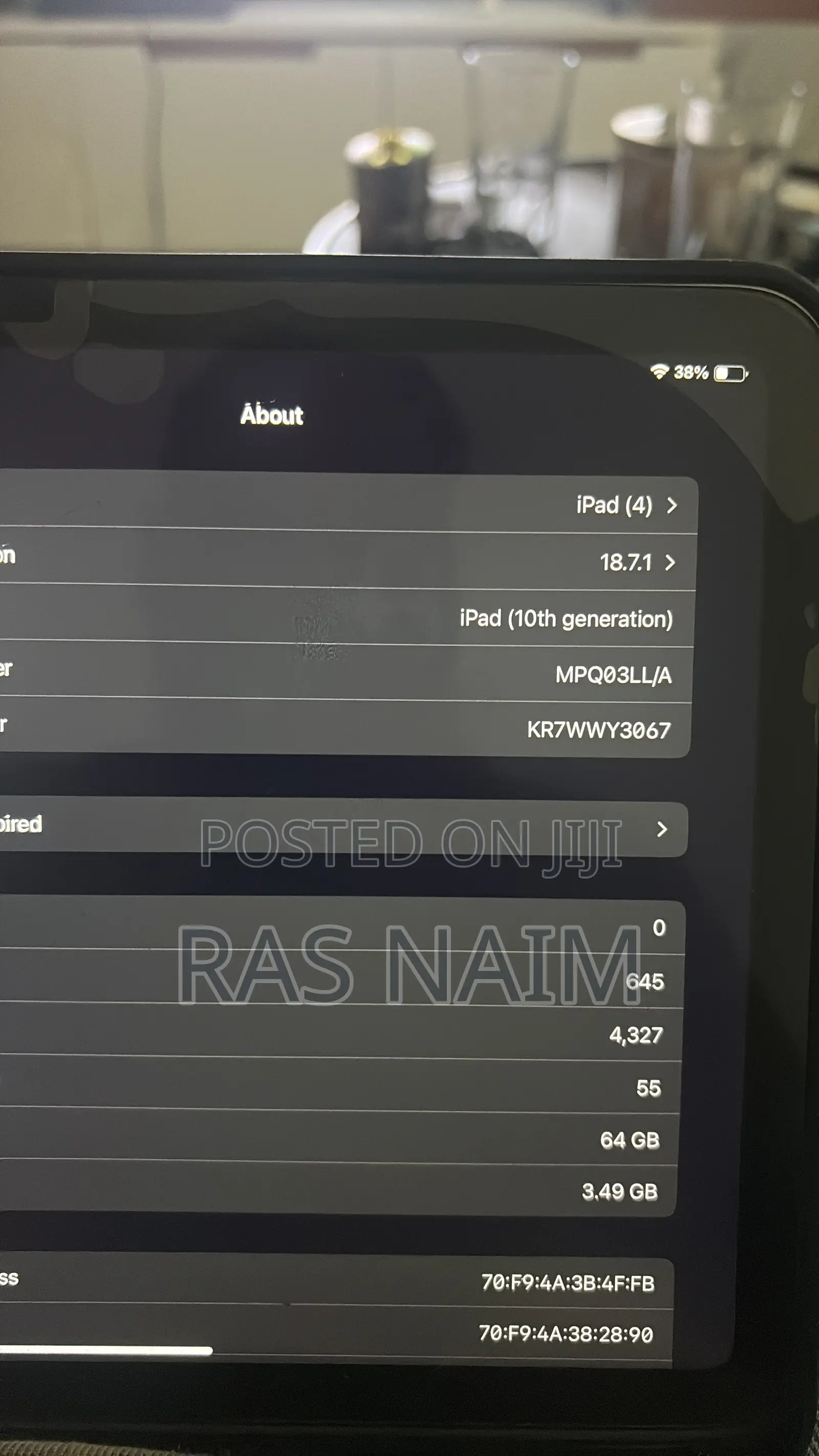Apple iPad (2022) 64 GB Silver