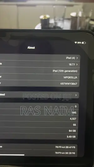 Apple iPad (2022) 64 GB Silver