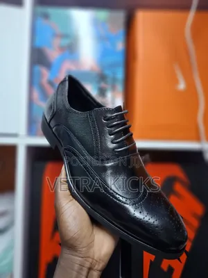Men Official Leather Shoes Black - Premium Formal Footwear
